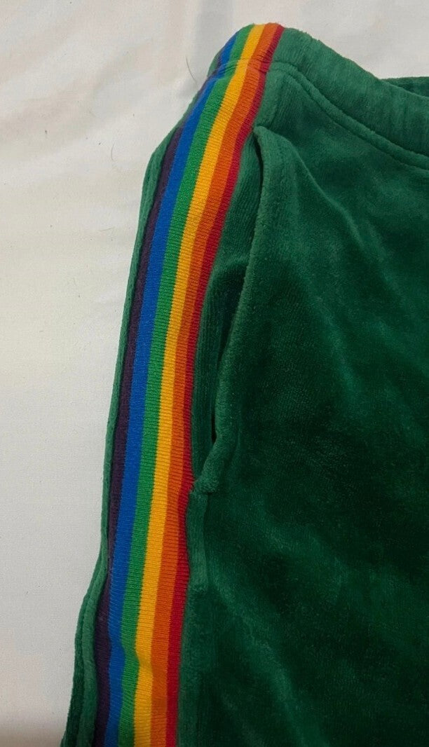 SS21 Supreme x Hysteric Glamour Pantalón corto de terciopelo verde Talla XL