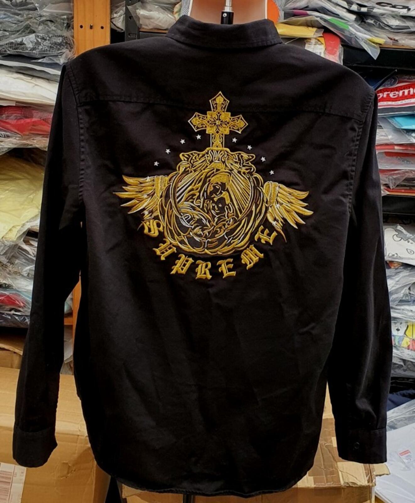 Camisa de trabajo Supreme Mary SS22 negra talla M Mediana