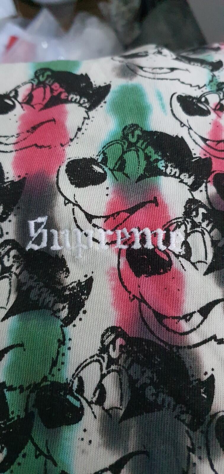 Camiseta de manga larga SS21 Supreme Dyed Bear Talla XL
