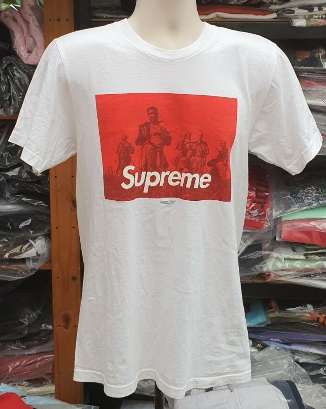 FW16 Supreme x Undercover Seven Samurai Tee M Medium Weißes T-Shirt Jun Takashi