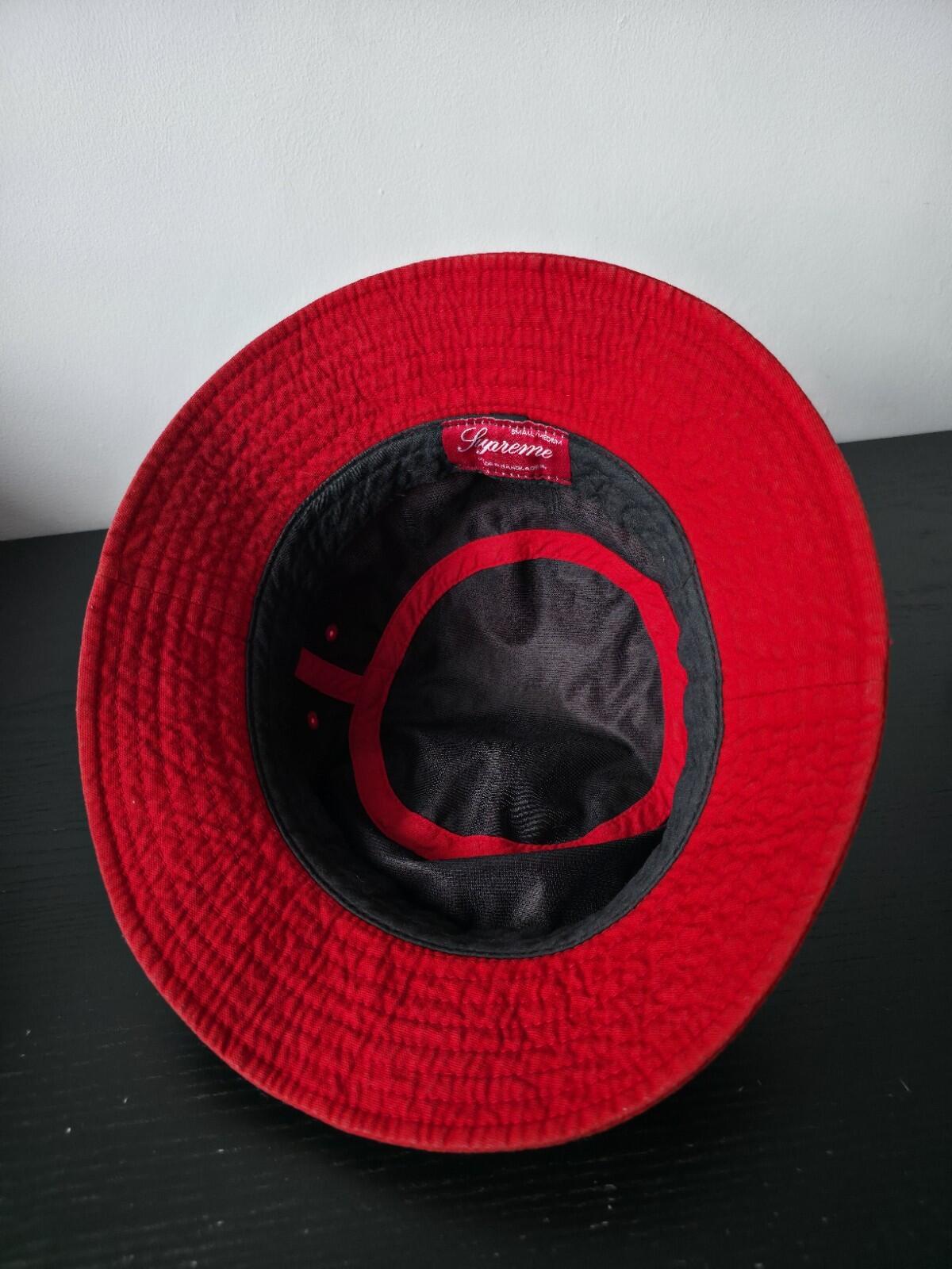 SS15 Supreme Canvas Crusher Hat Red Size S/M