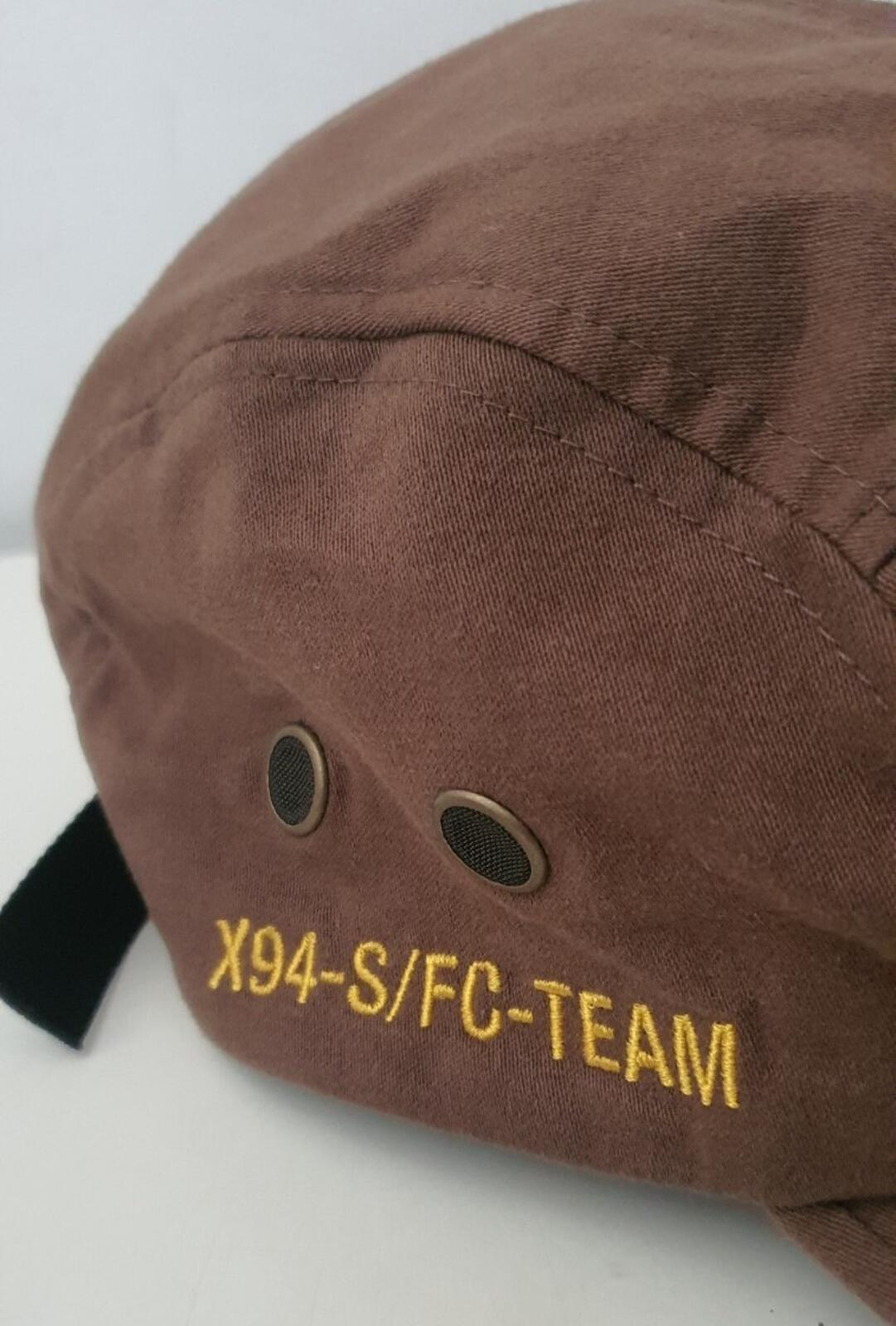 SS22 Supreme Military Camp Cap Hat Brown Box logo