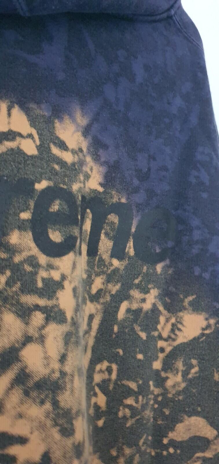 SS16 Supreme Burroughs Hooded Sweatshirt size XL navy hoodie