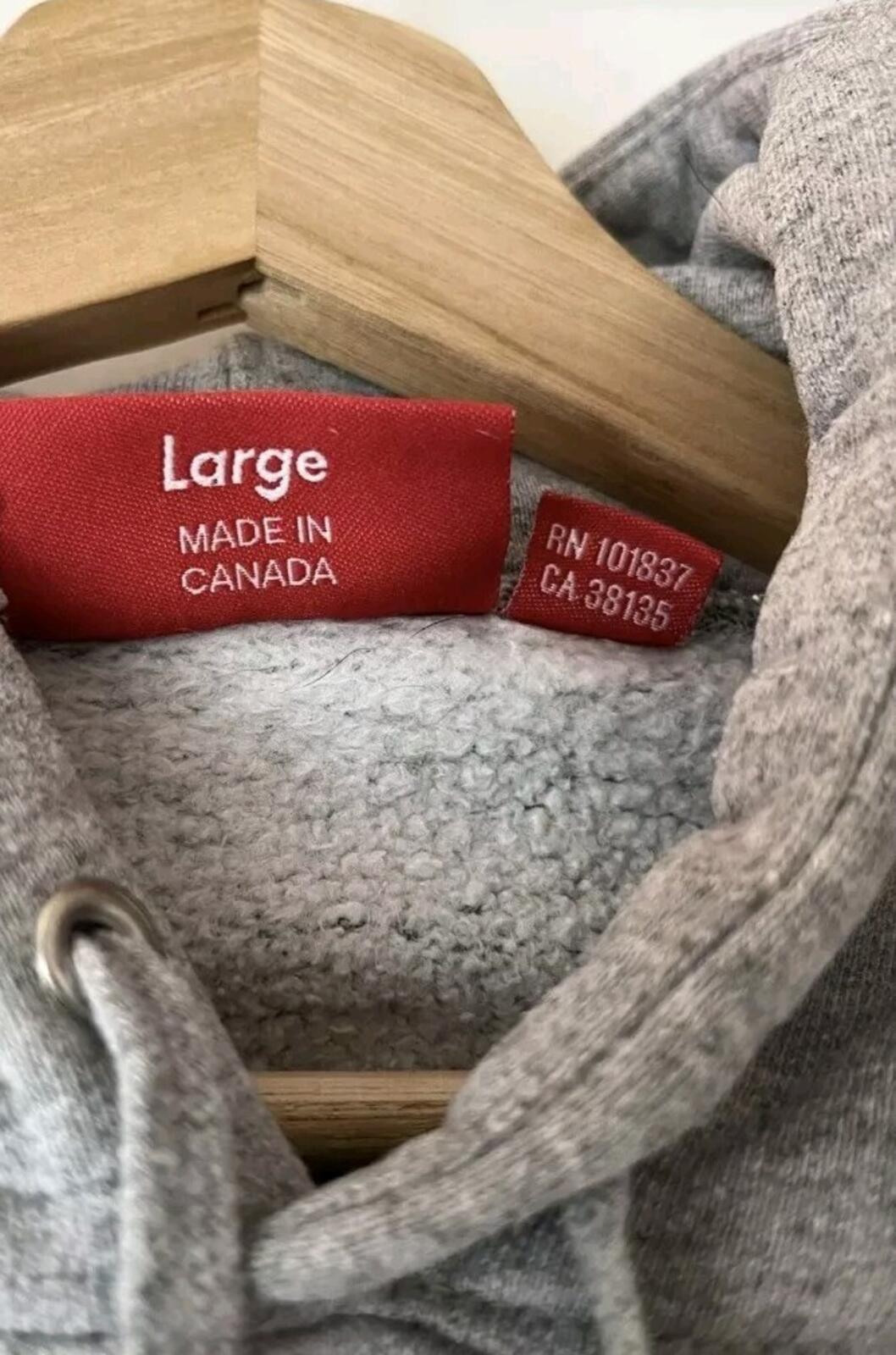 FW21 Supreme S Logo Split Hooded Sweatshirt L Large hoodie Heather Grey