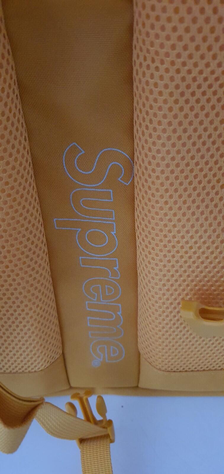 SS20 Supreme gold backpack Cordura yellow