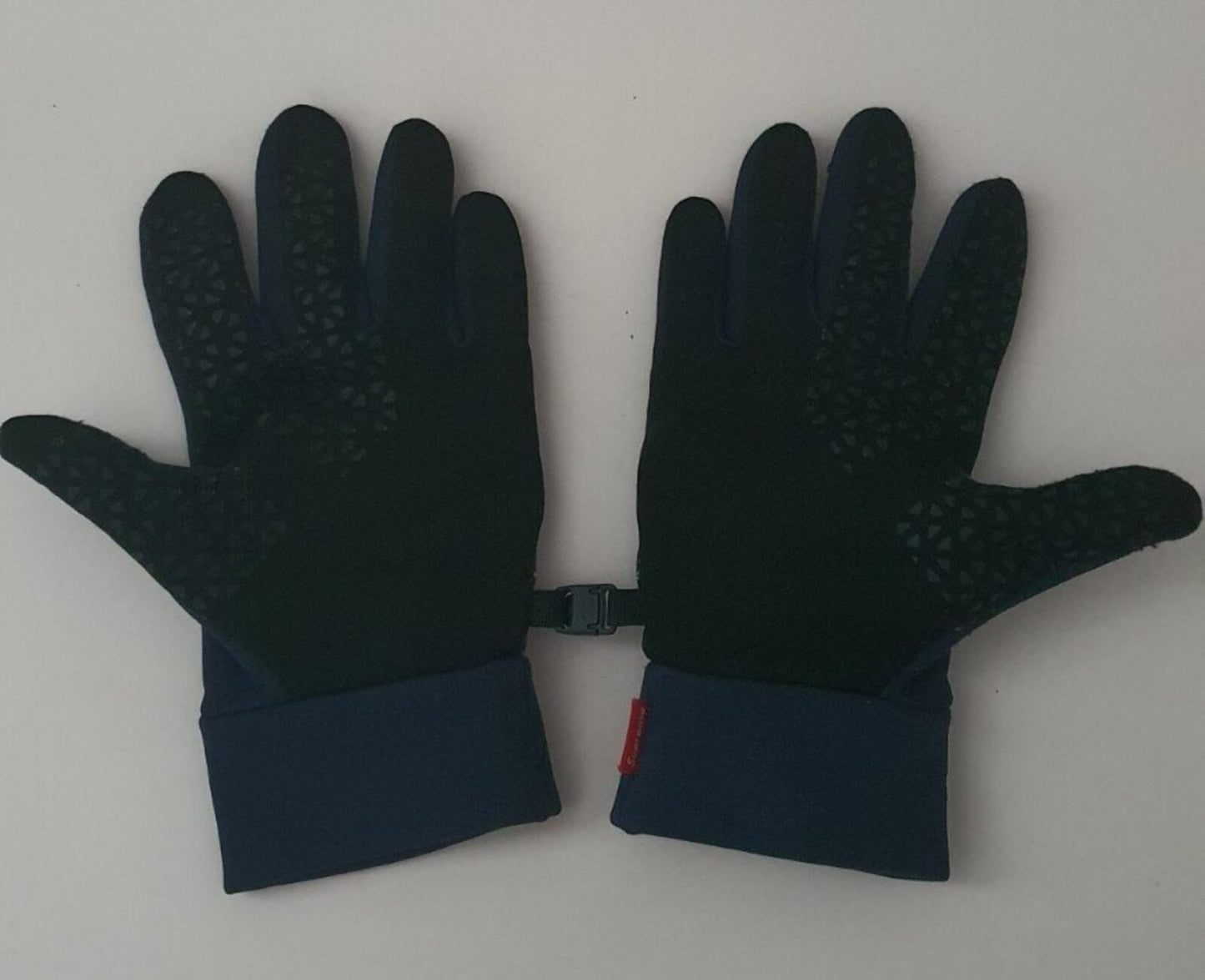 FW14 Supreme x THE NORTH FACE Bandana Gloves navy S small TNF Very Rare Vintage