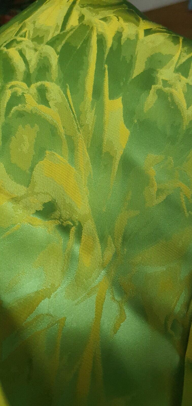 FW22 Supreme Iridescent Shirt Blue M Medium Button Up Long Sleeve Green Rayon