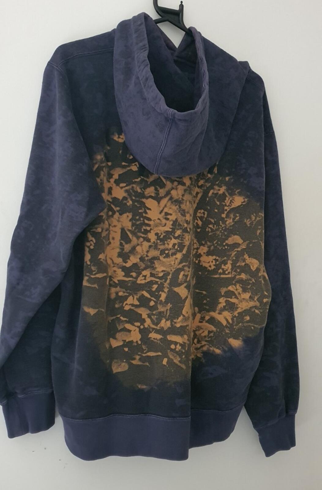 SS16 Supreme Burroughs Hooded Sweatshirt size XL navy hoodie