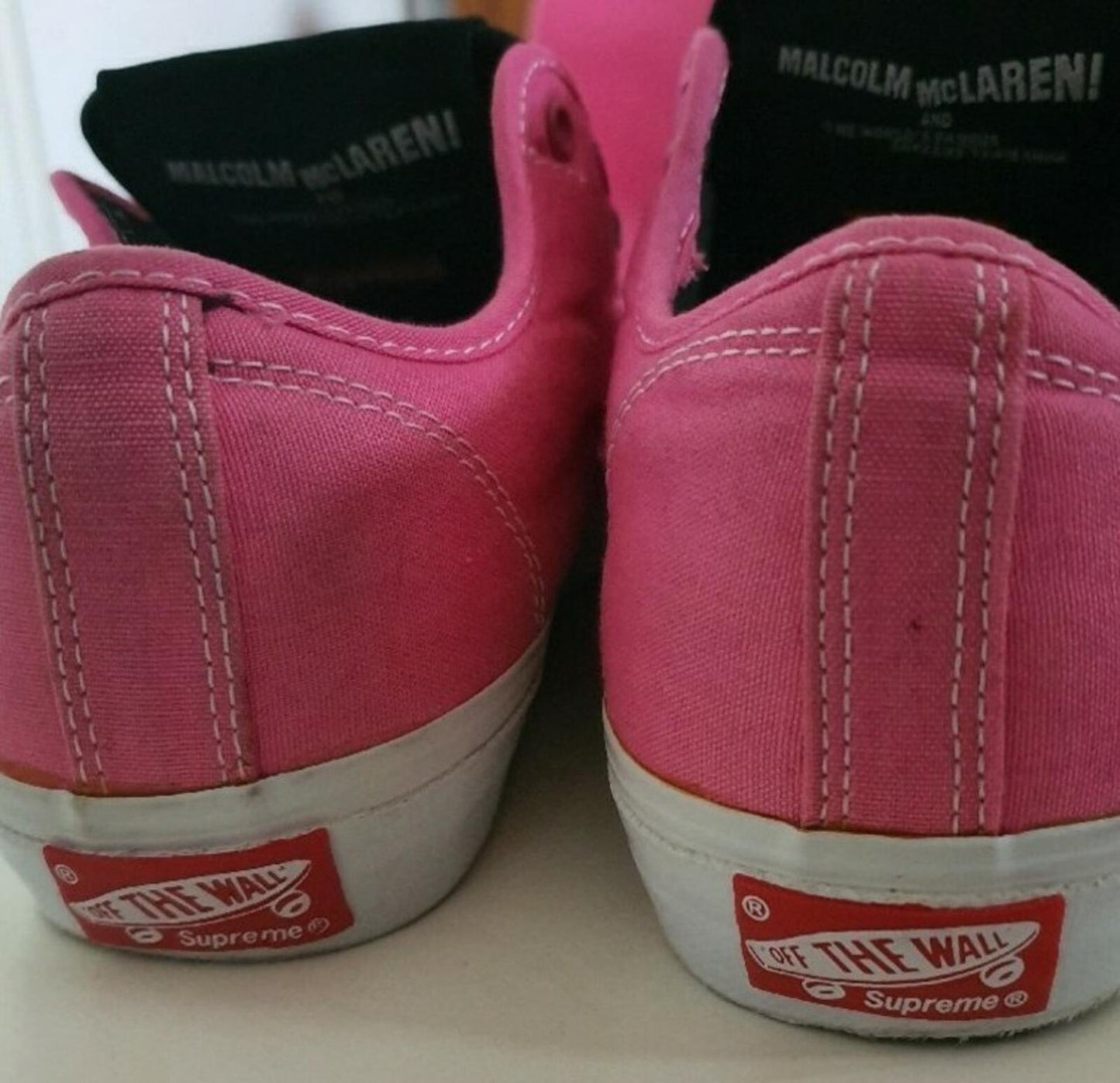 SS09 Supreme x Vans x Malcolm McLaren US Herren US 7.5 UK 6.5 EUR 40 Vintage 2009