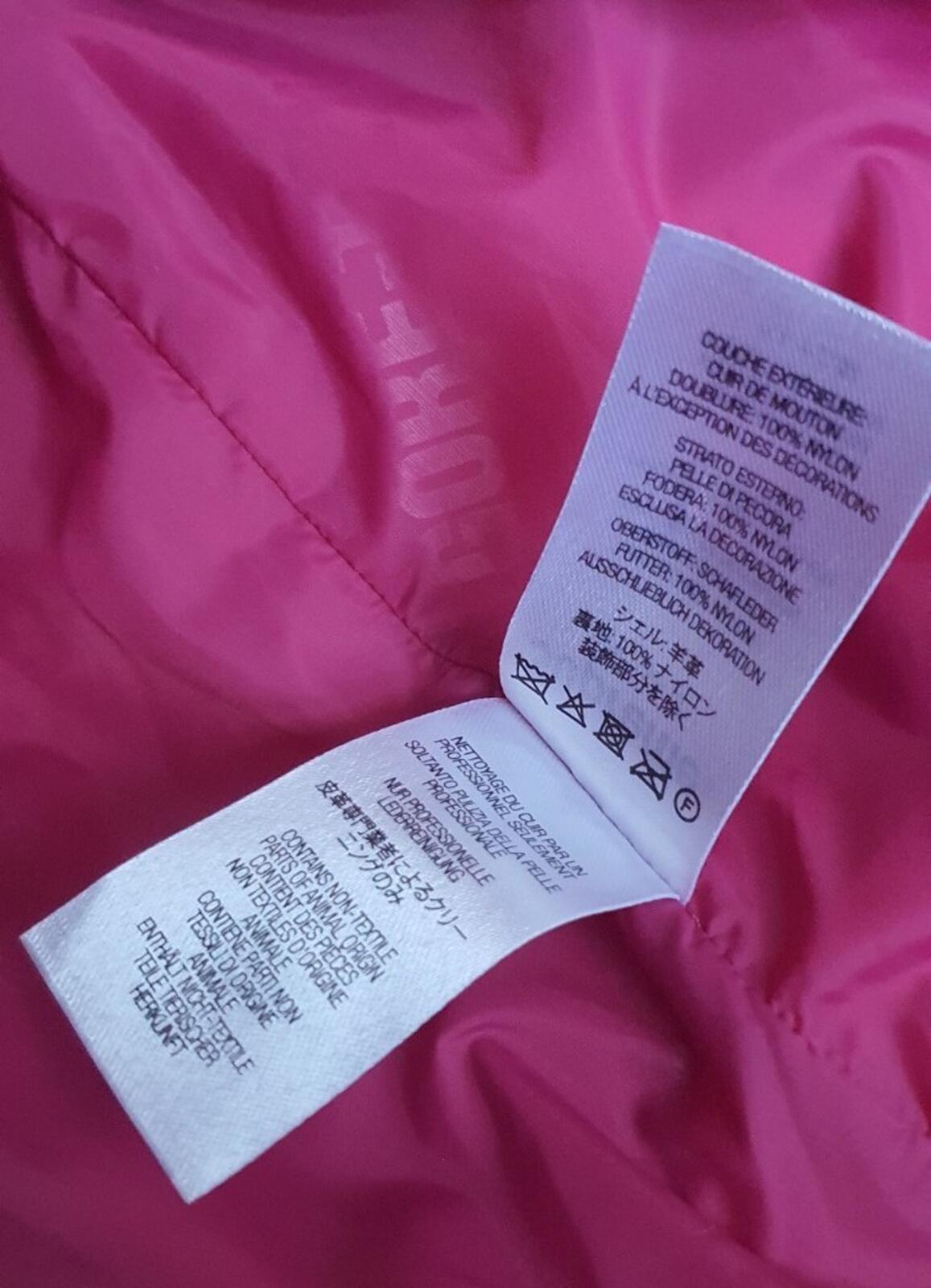 SS22 Supreme GORE-TEX leather jacket RRP $768 Size XL Magenta Pink Waterproof