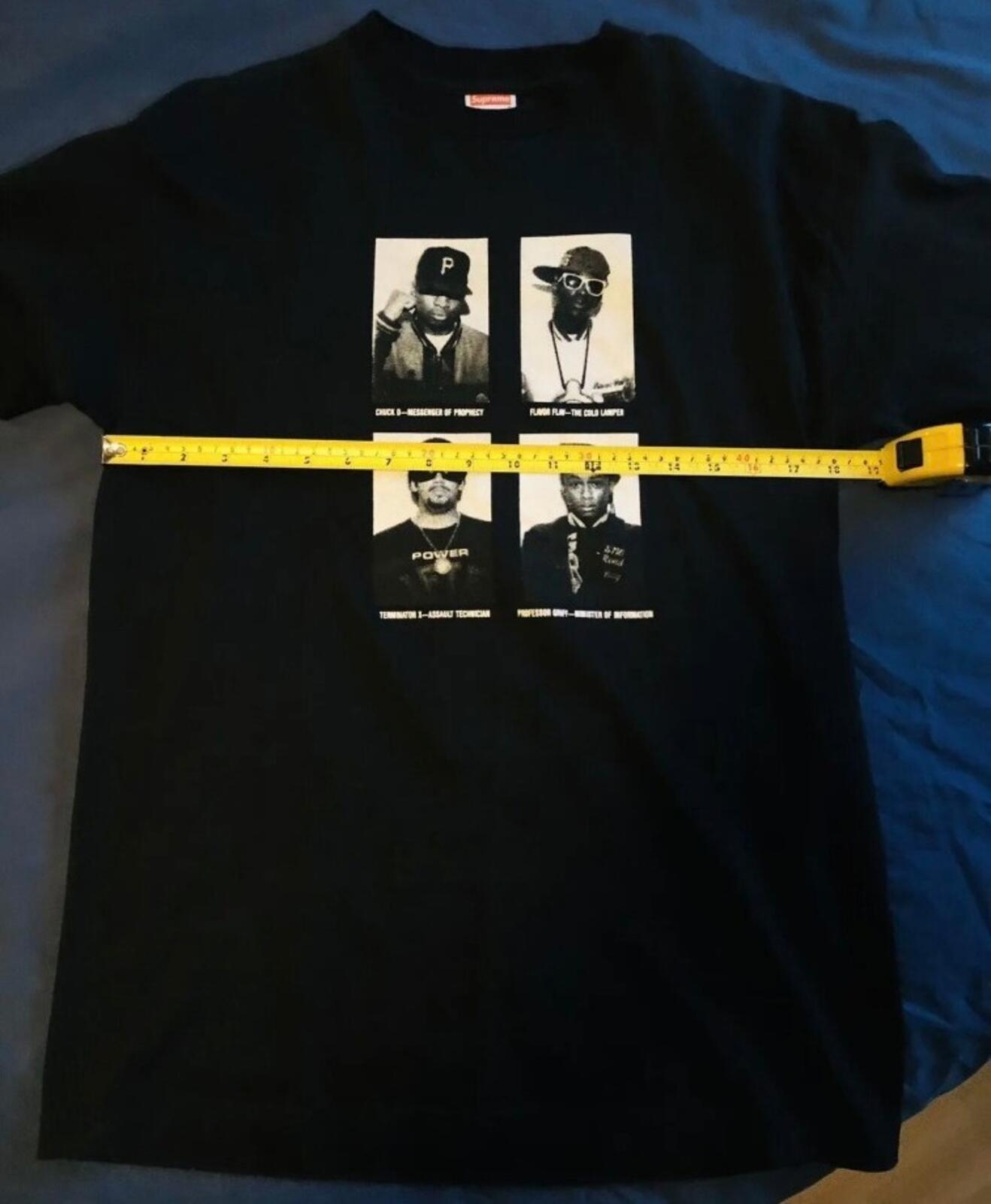SS06 Supreme x Public Enemy Tee Black Size M