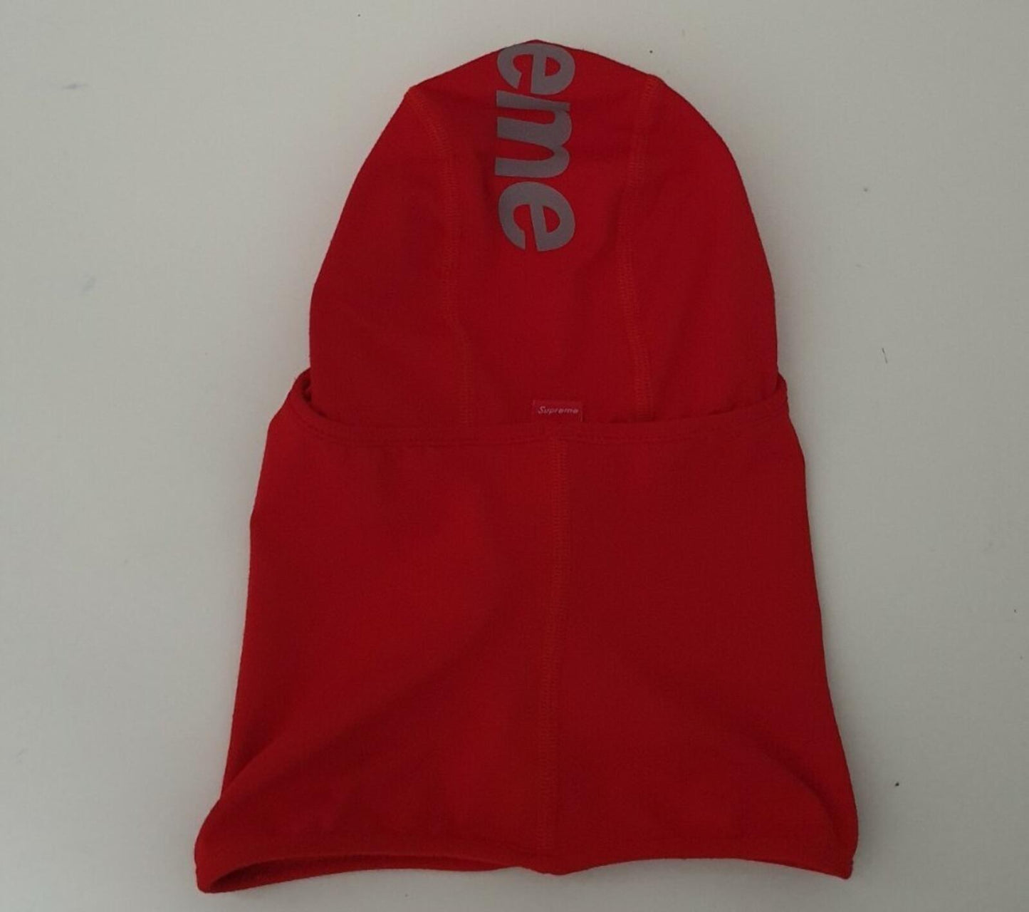 FW16 Supreme 3M Reflective Logo Balaclava red Accessory Red