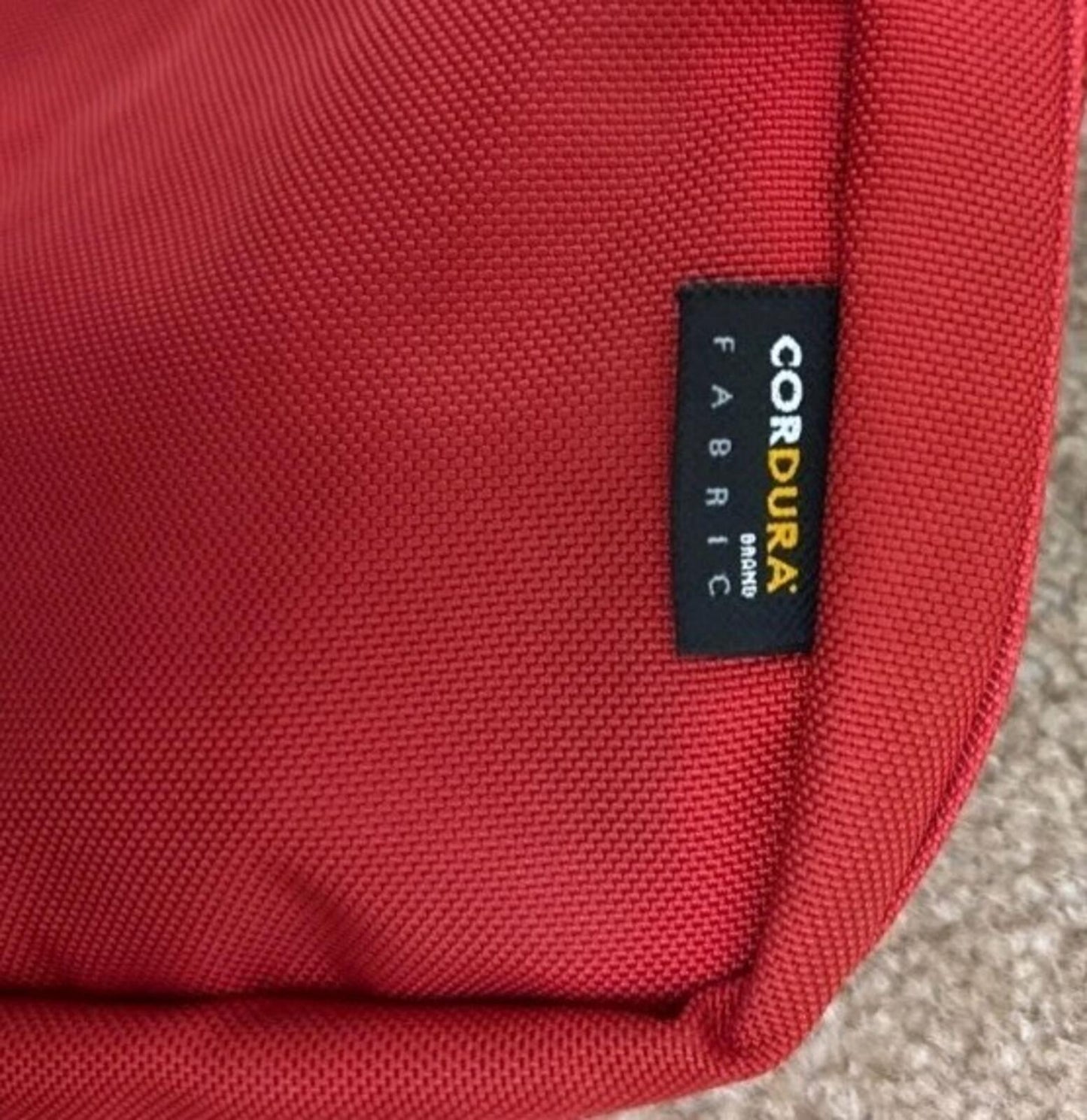 SS18 Supreme shoulder bag Cordura Fabric red side