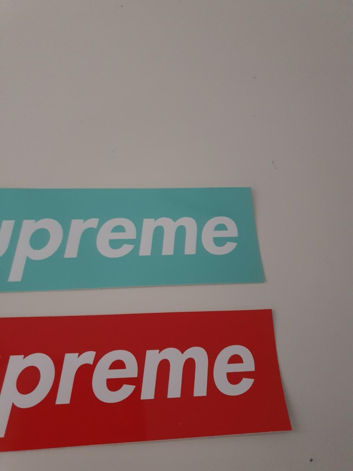 FW21 Supreme x Tiffany & Co. Box logo sticker