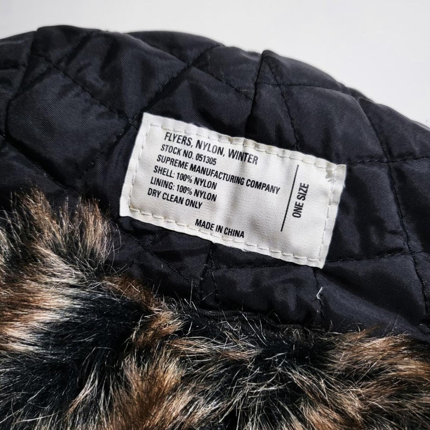 FW10 Supreme Flight Satin Trooper Hat Black