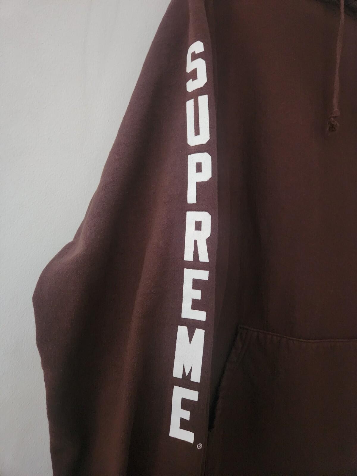 SS11 Supreme Thrasher Hooded Sweatshirt size M medium brown hoodie vintage 2011