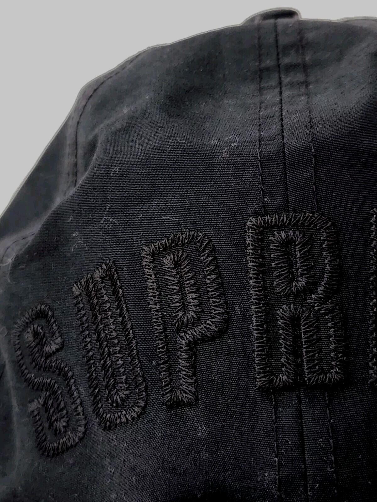 SS19 Supreme x THE NORTH FACE Arc Logo 6-Panel Cap GORE-TEX Black