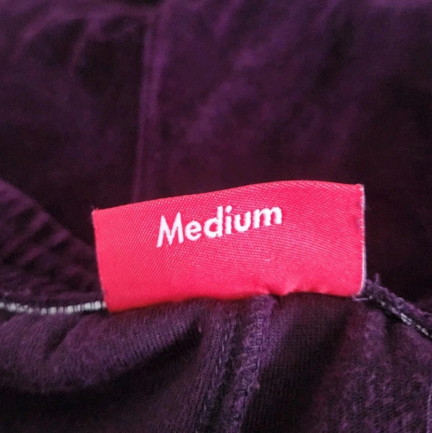 FW17 Supreme Velour Warm Up Pant Deep Purple Size M