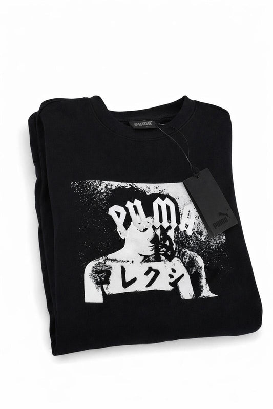 Puma por Rihanna SUDADERA DE MUESTRA de Felpa Cuello Redondo Fendi Negro Talla M