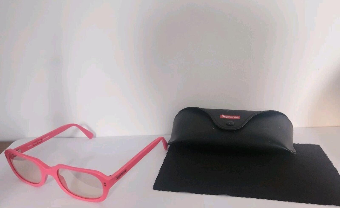 SS21 Supreme Vega sunglasses Pink made in Italy glasses accessory handmade