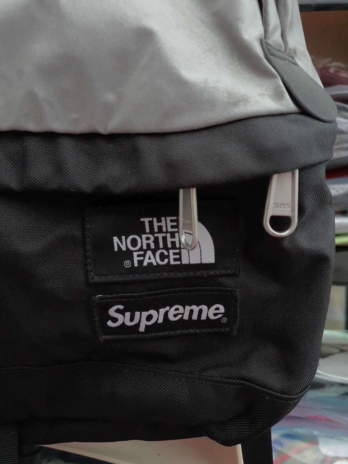 SS13 Supreme THE NORTH FACE 3M Reflective Day Pack Backpack Bag Silver
