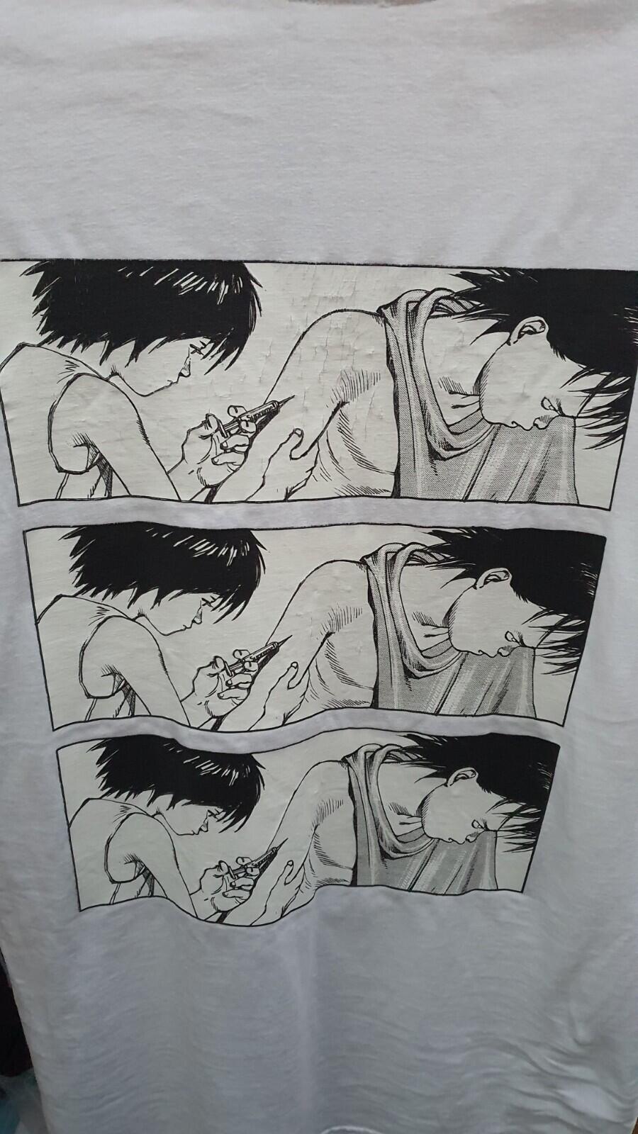 FW17 Supreme x Akira Syringe T-Shirt Weiß Größe L Anime