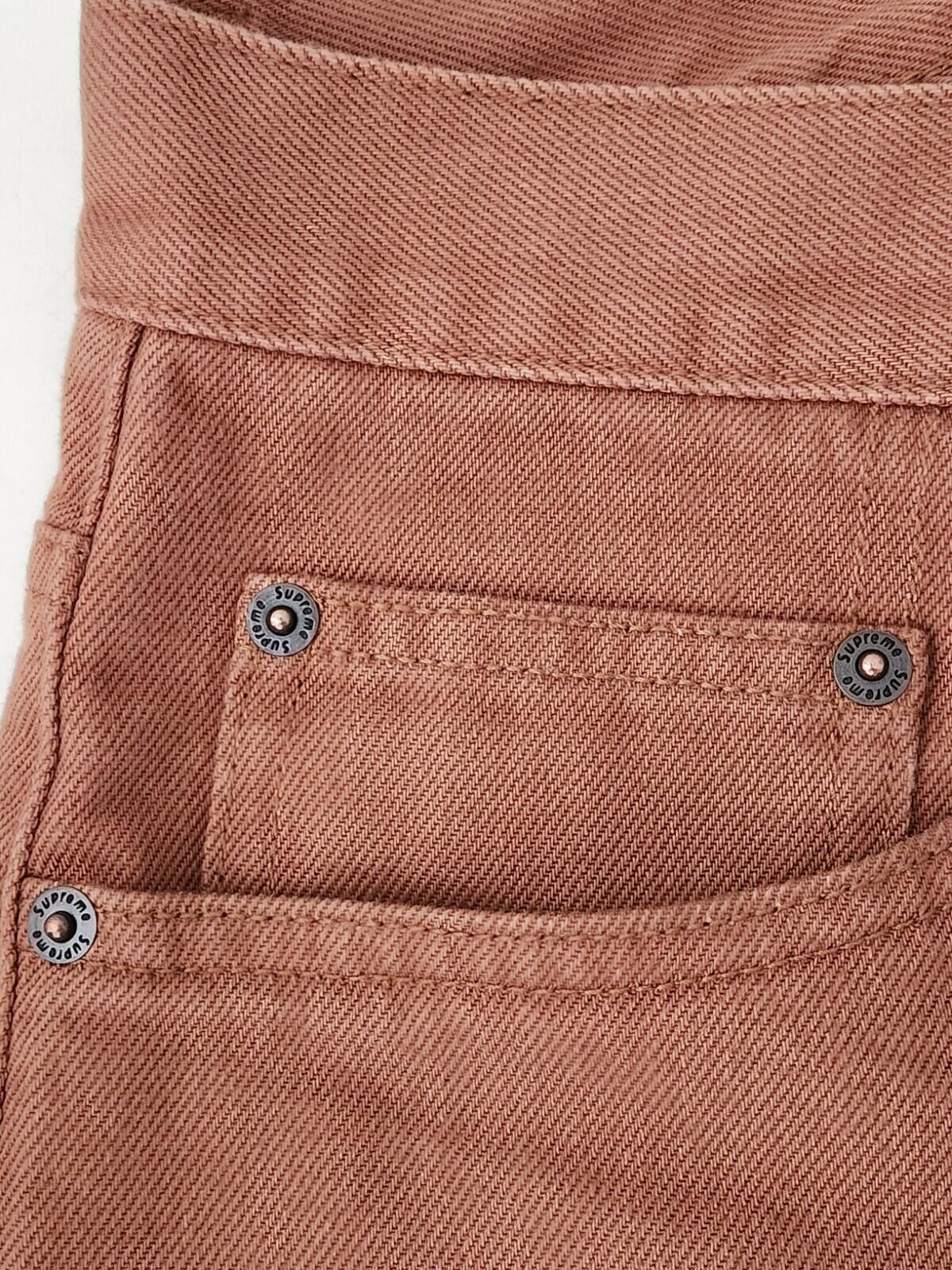SS24 Supreme Regular Jean Brown Size 32 W32 L32