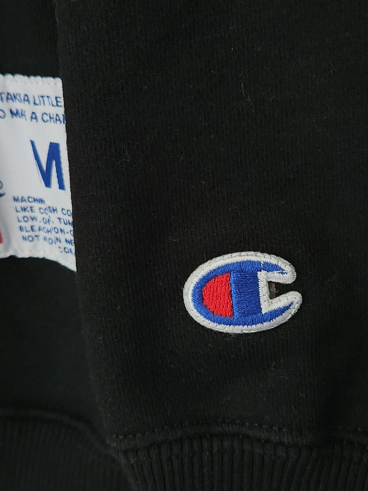 SS19 Supreme x Champion Chrome Crewneck Black Size M