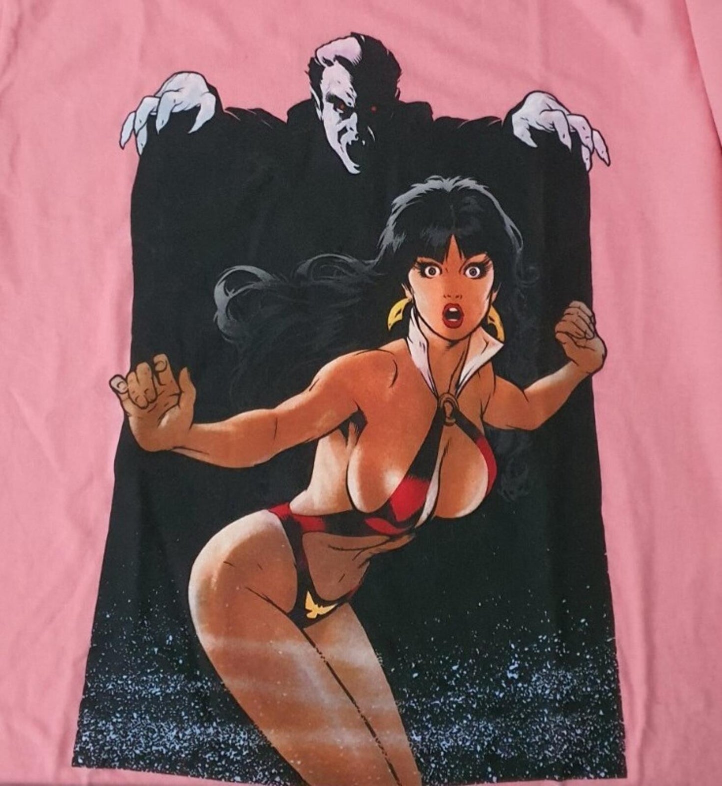 SS17 Supreme Vampirella tee size L large bright coral t-shirt pink