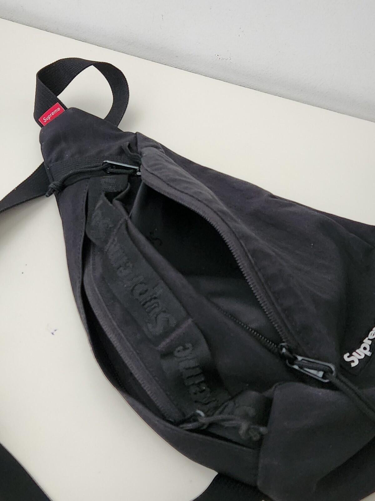 FW20 Supreme Sling Bag Black Backpack Waist Shoulder Bag Water Resistant 4L