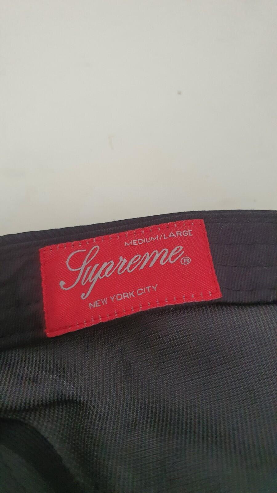 SS20 Supreme GORE-TEX Long Bill Camp Cap Hut schwarz wasserdicht Box Logo Größe M/L