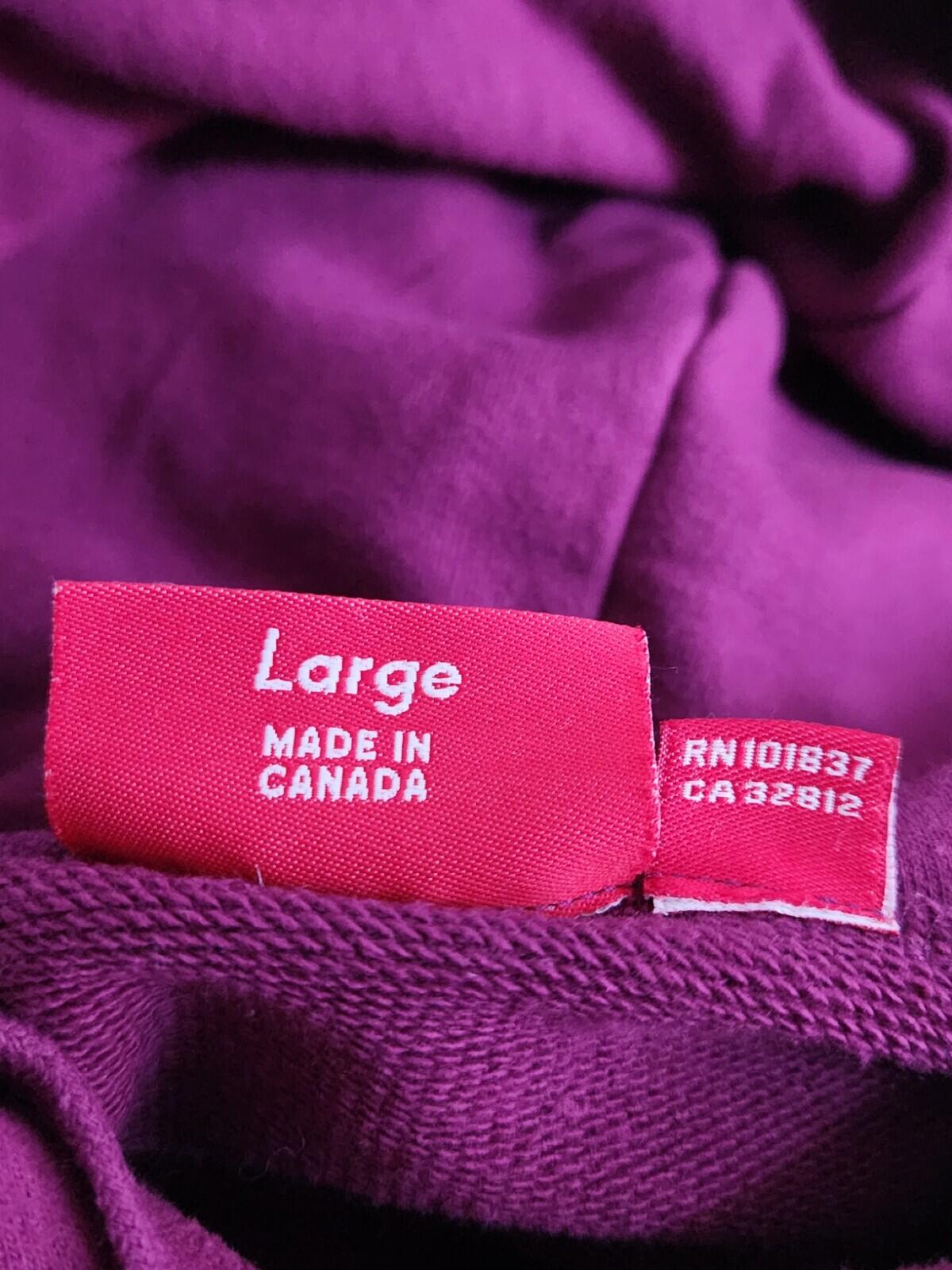 SS07 Supreme College Pullover hooded sweatshirt M Medium Violet hoodie vintage
