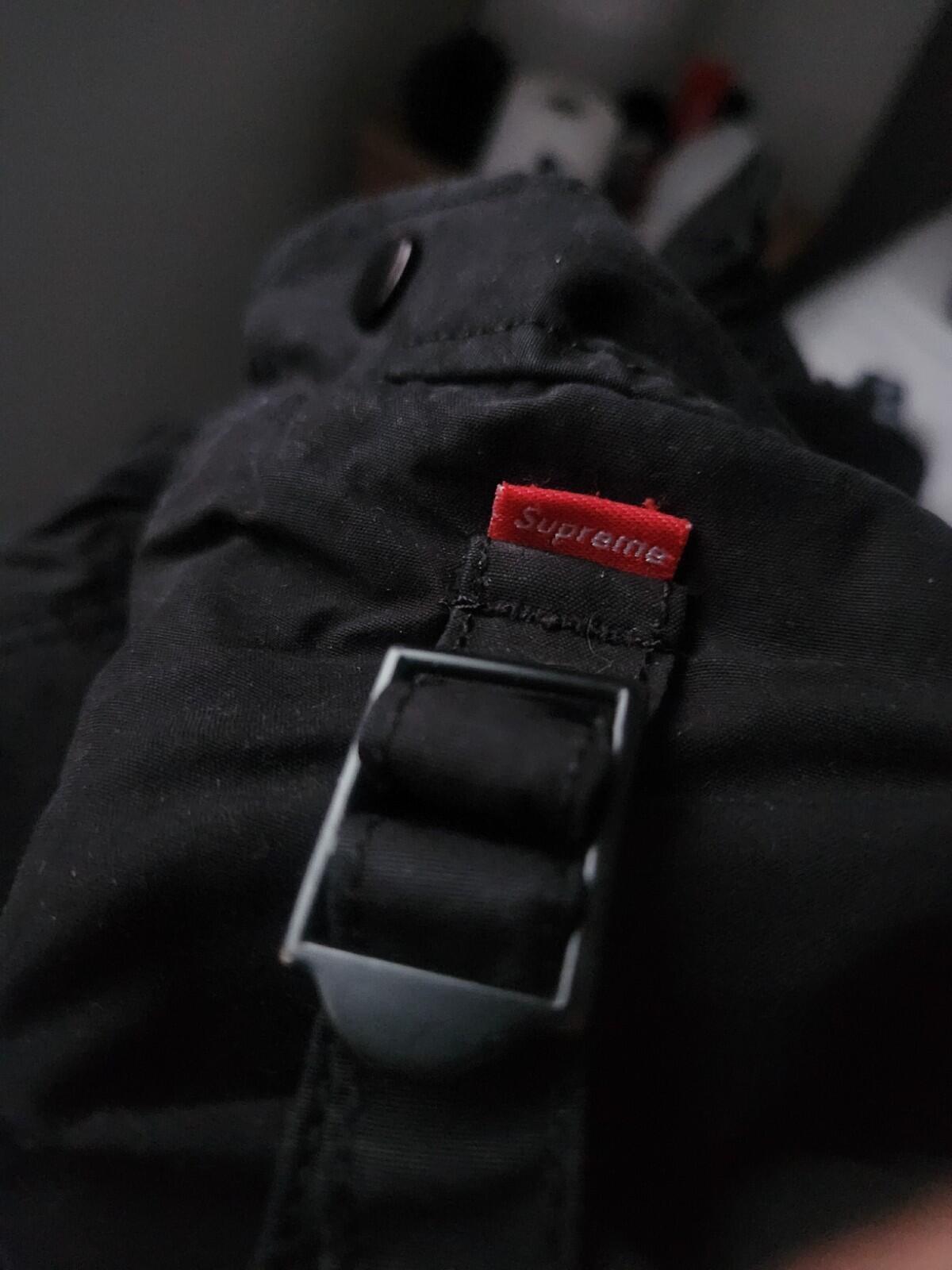 FW12 Supreme Waxed Cotton N-3B Jacket Black Size M