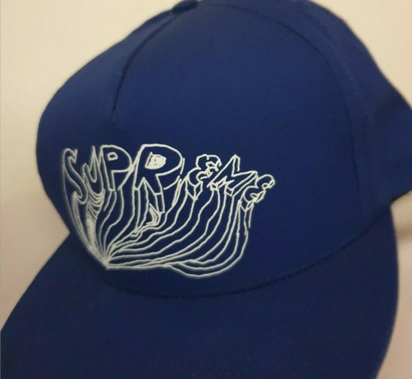SS15 Supreme x Daniel Johnston 5-Panel-Cap Blau