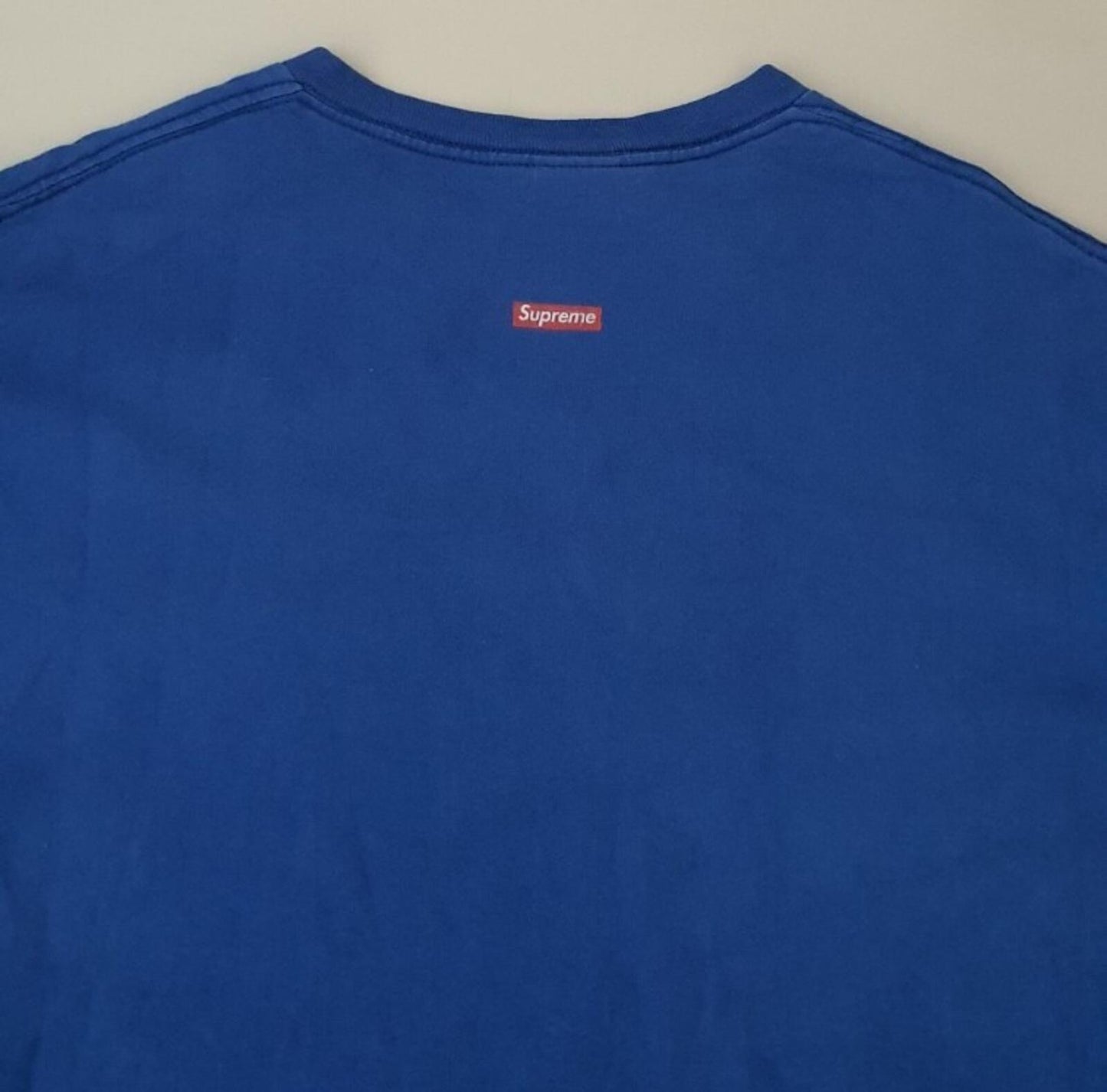 FW08 Supreme Chaos tee blue t-shirt L large vintage from 2008 anarchy Very Rare