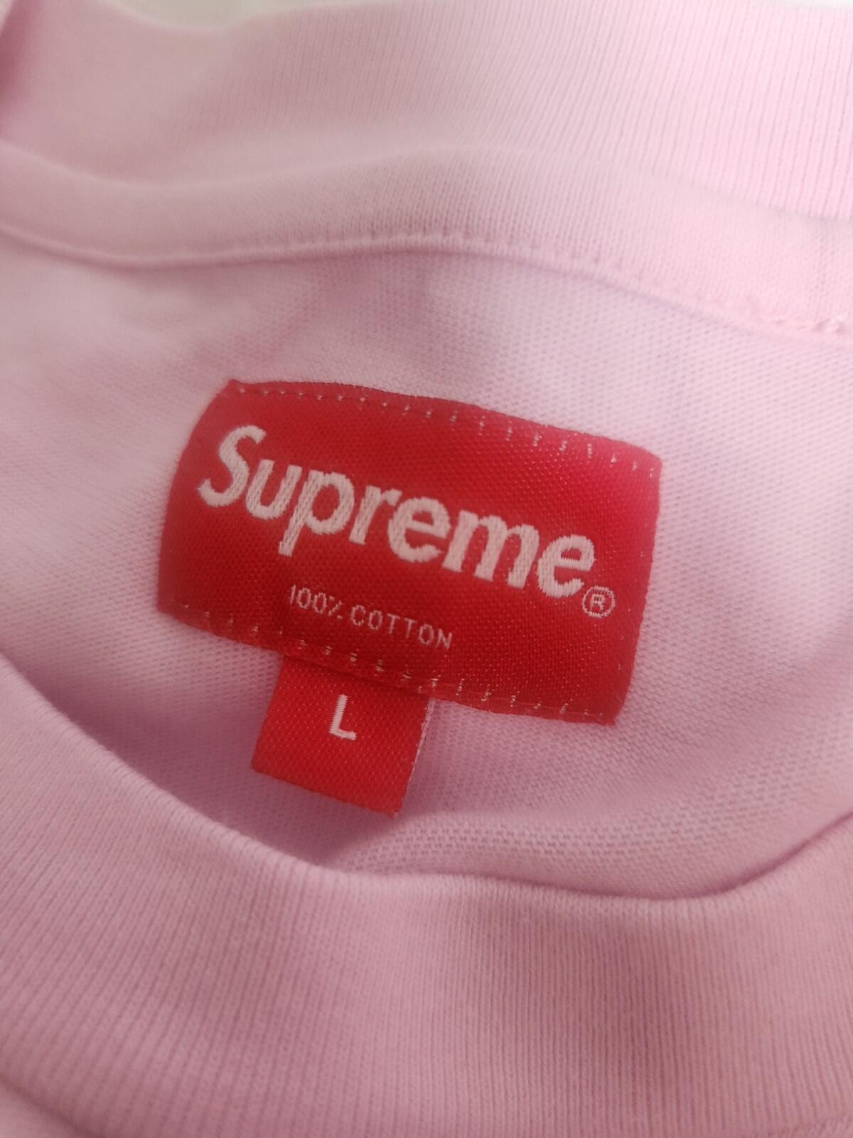 SS21 Supreme Old English Rhinestone S/S Top Tee Pink Size L