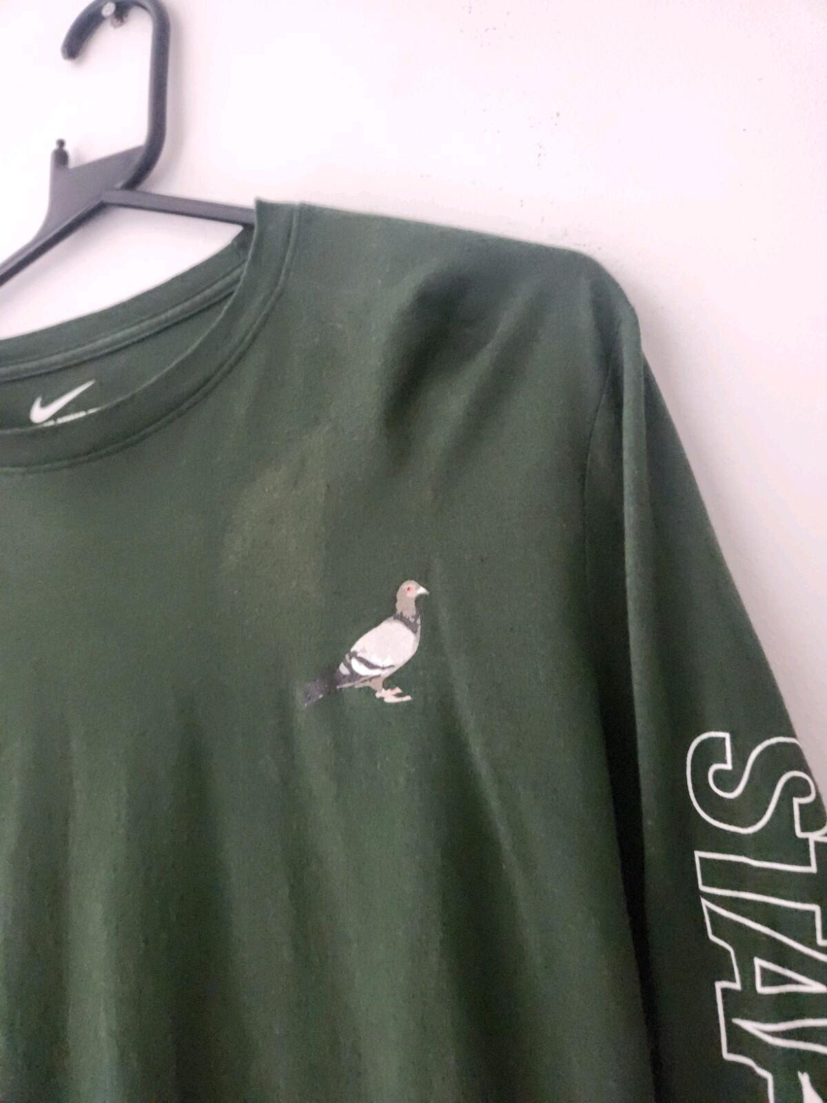 Nike SB Staple Panda Pigeon L/S Tee green Long sleeve M medium T-shirt top Rare