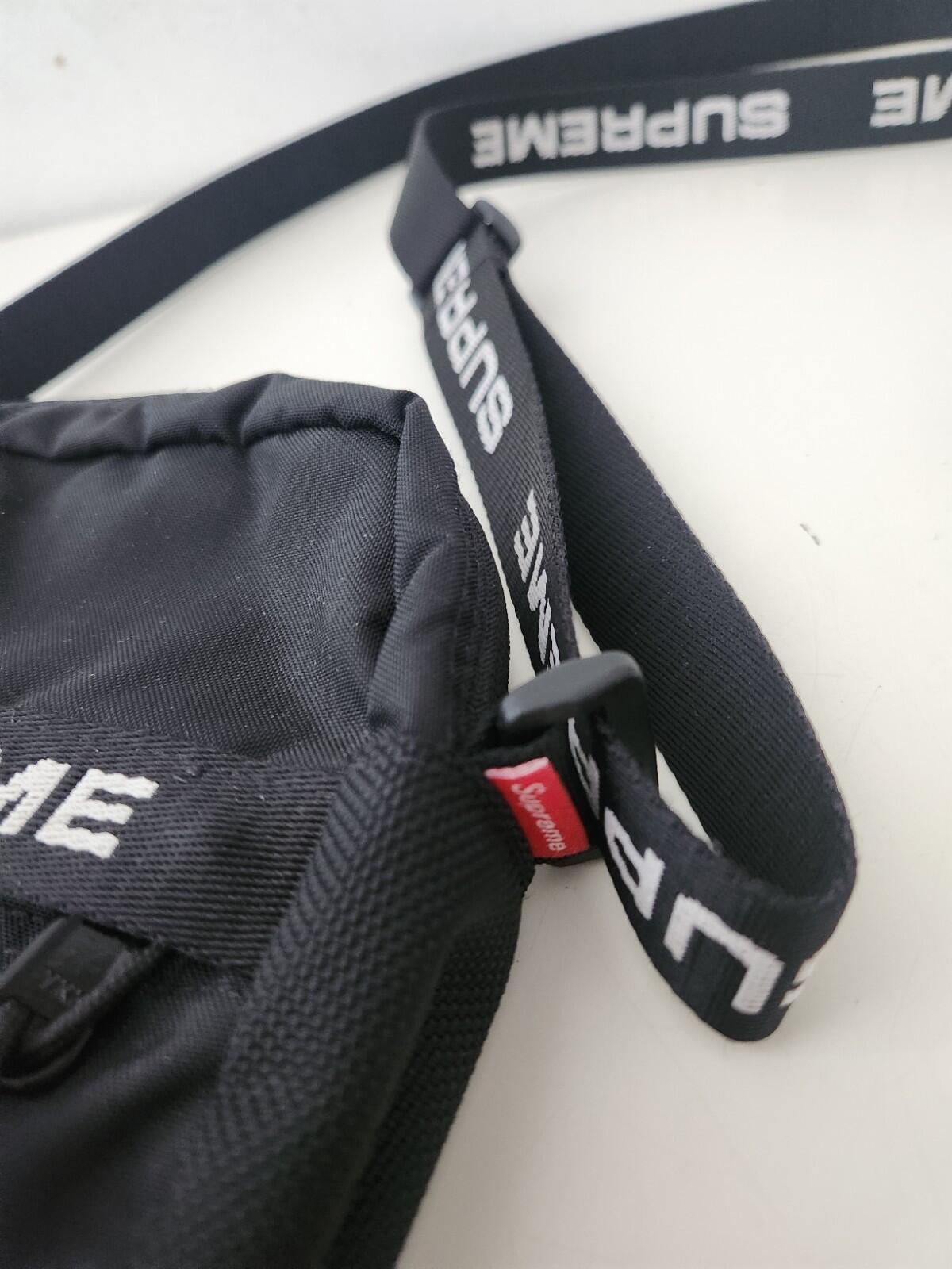 FW22 Supreme shoulder bag black Water Resistant