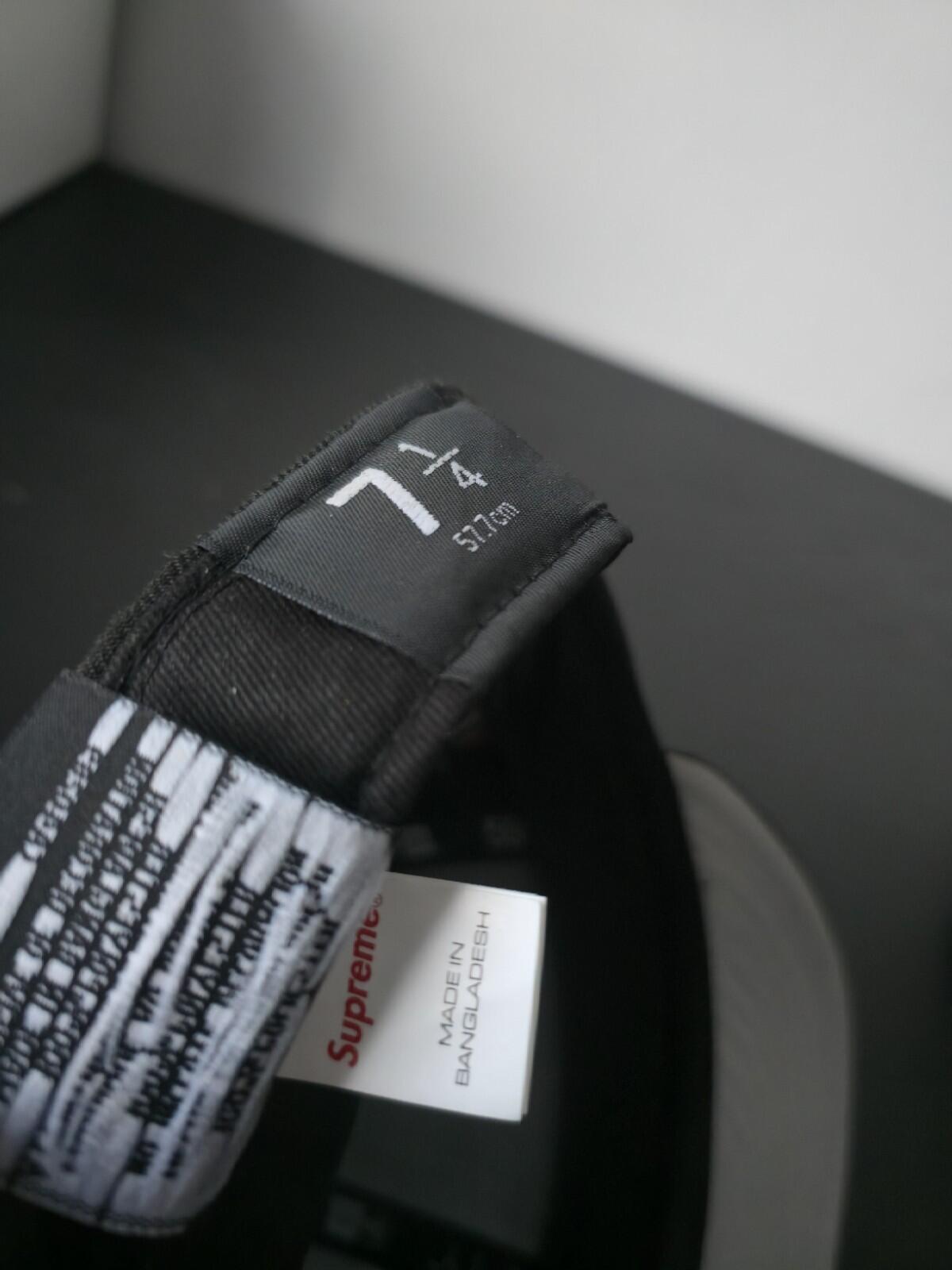 FW24 Supreme Screw Ball S Logo New Era Black Size 7 1/4