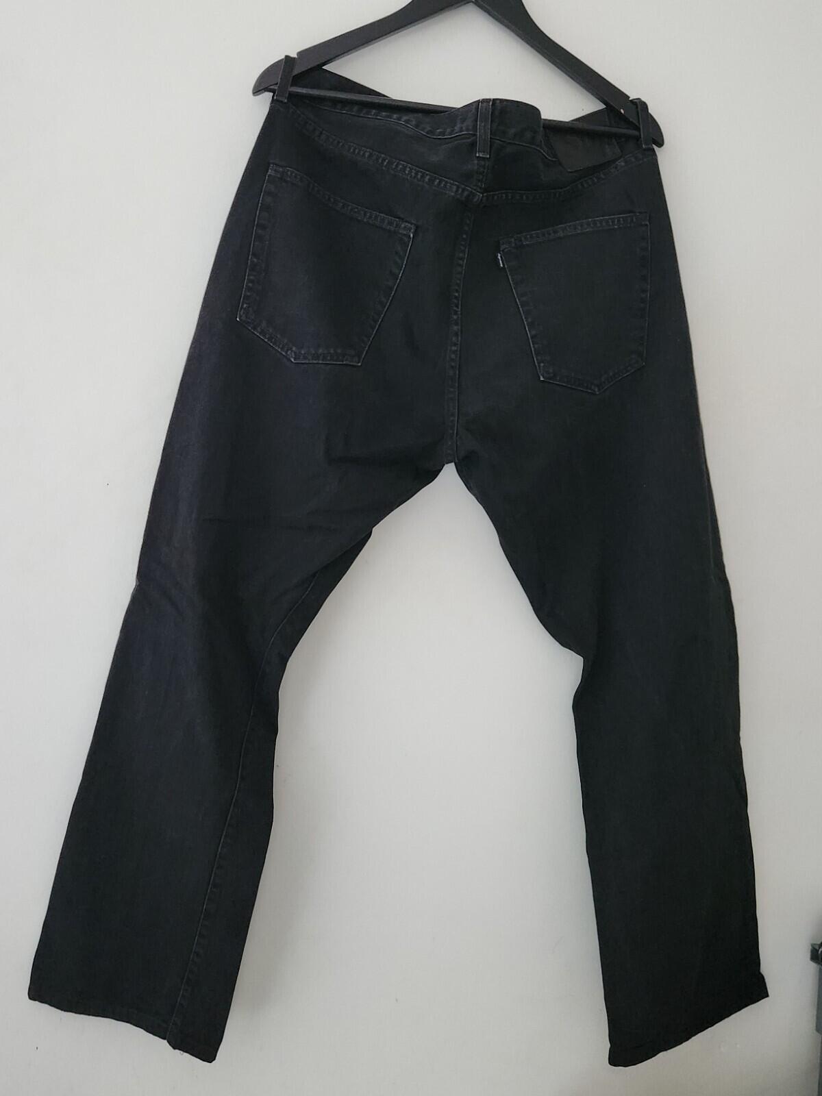 SS07 Supreme Slim Jeans size 36 made in U.S.A Black Trousers 2007 Vintage Rare