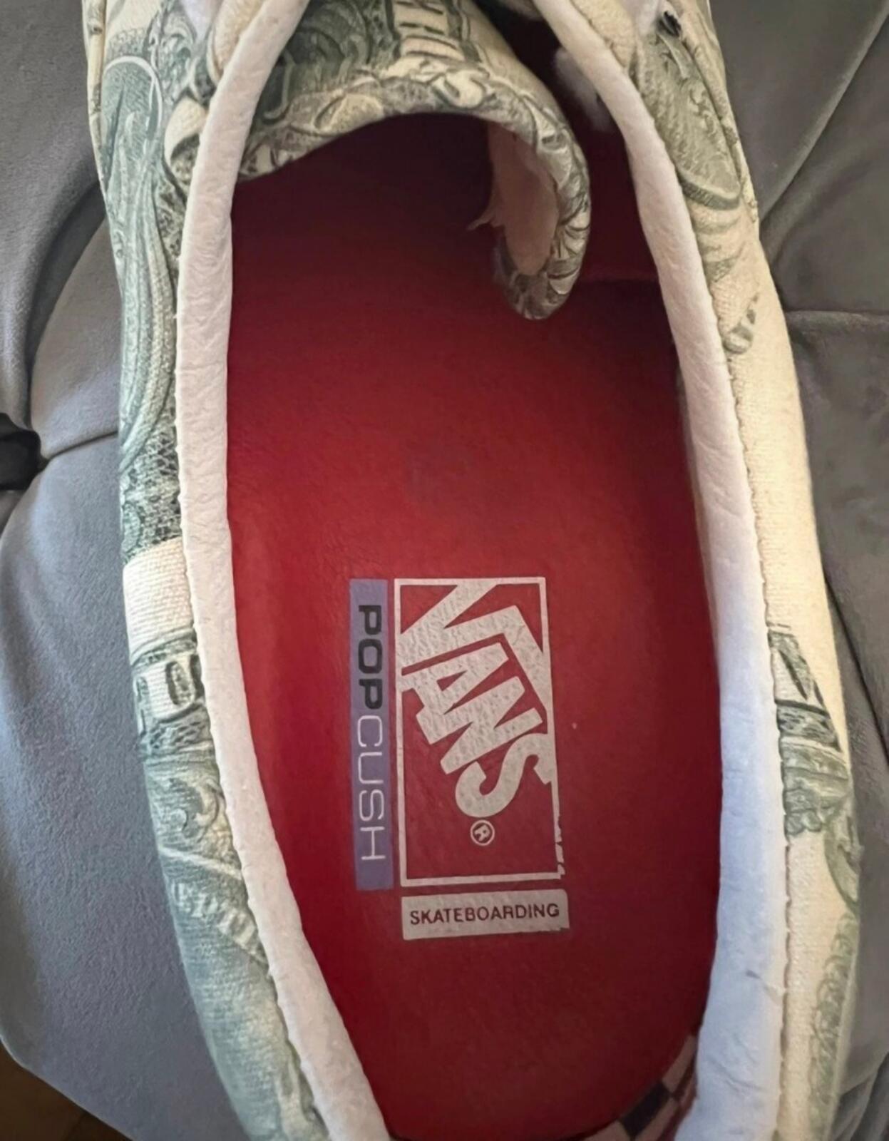 SS23 Supreme Vans Dollar Skate Era UK 10 US 11 EU 44.5 Trainers