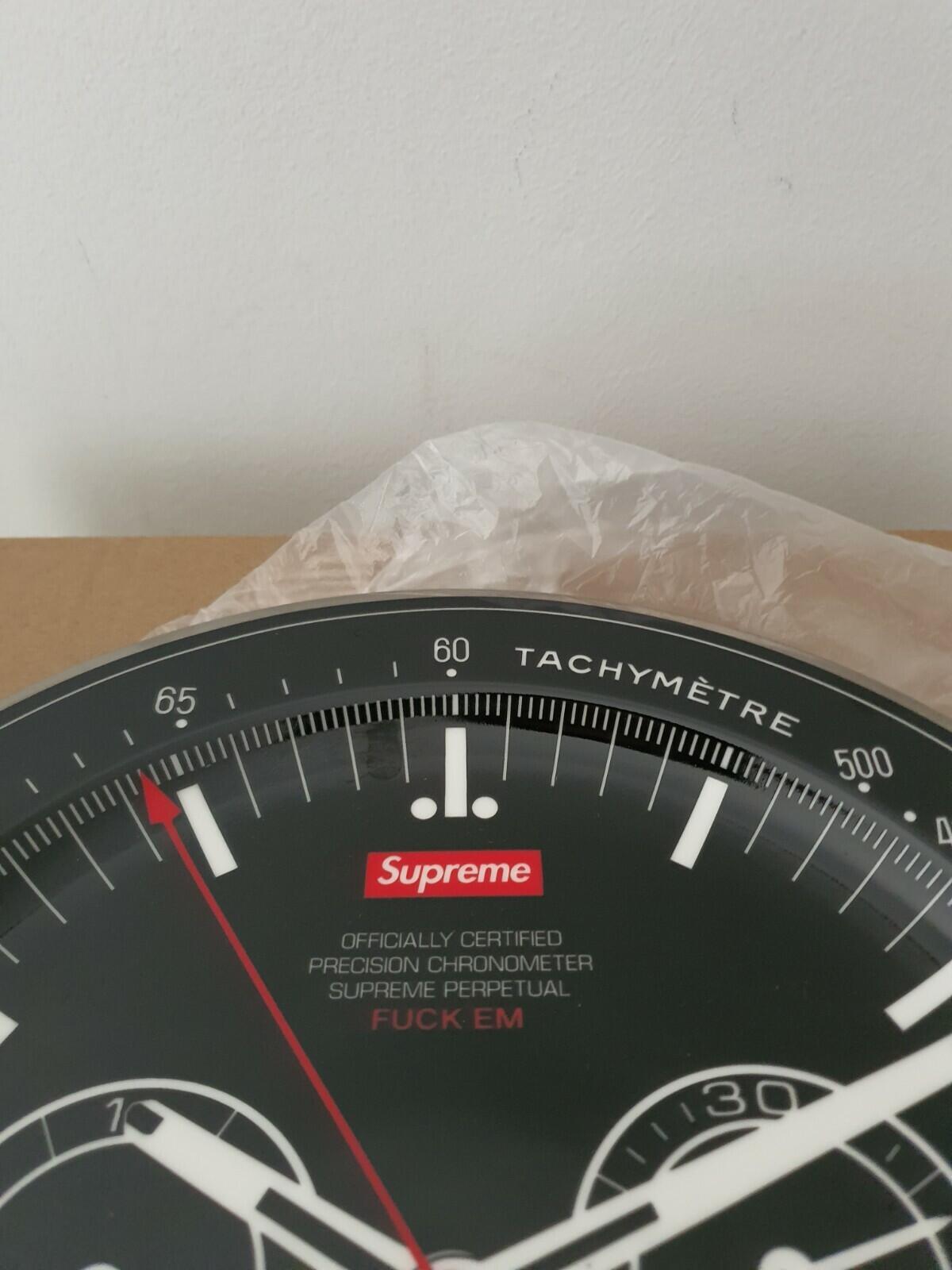 FW20 Supreme Watch porcelain plate black New in original packaging
