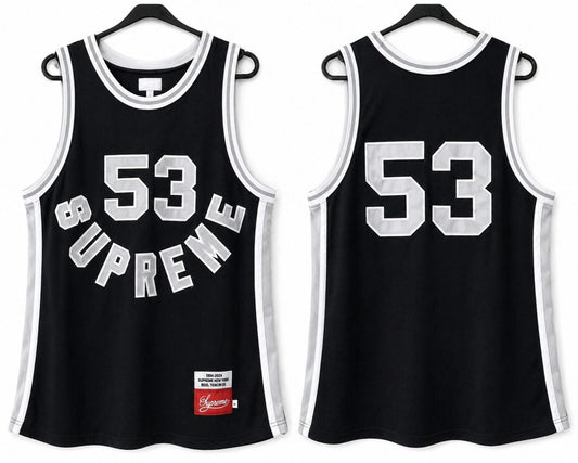 FW15 Supreme Gauchos Basketball Jersey Top Black Size L
