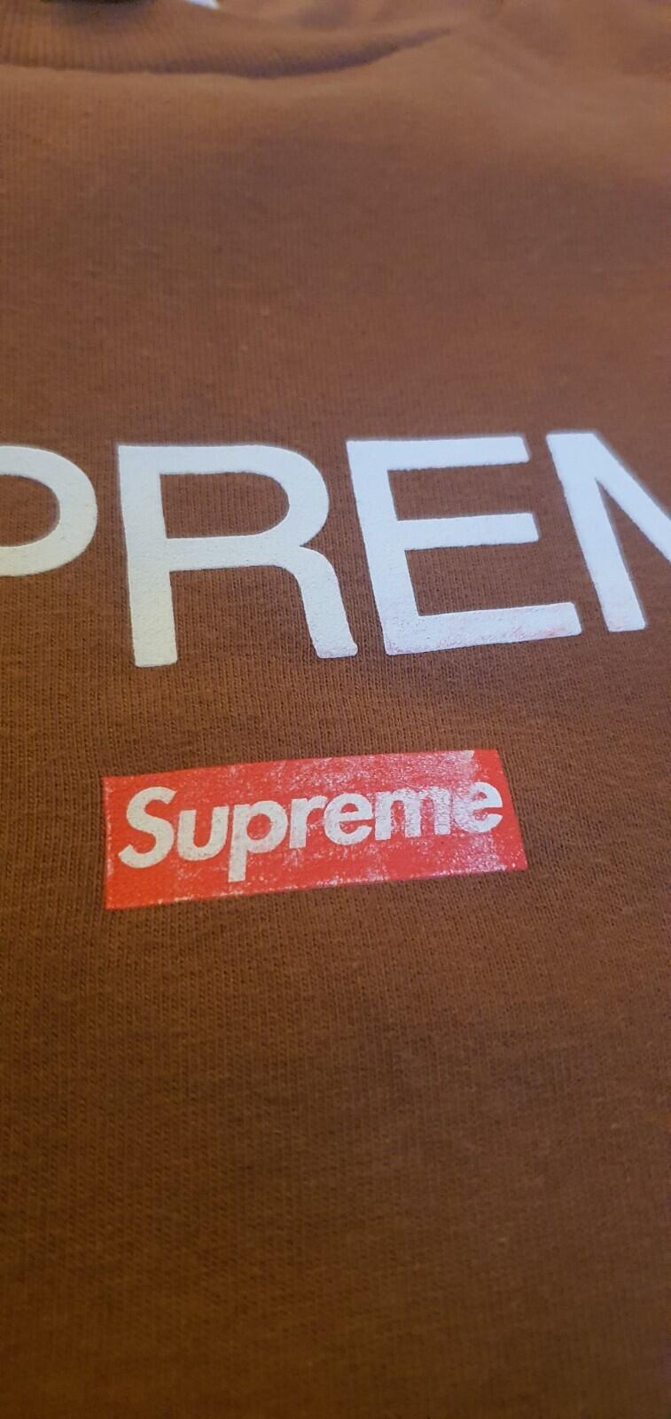 FW21 Supreme EST. 1994 tee Brown T-shirt size L large
