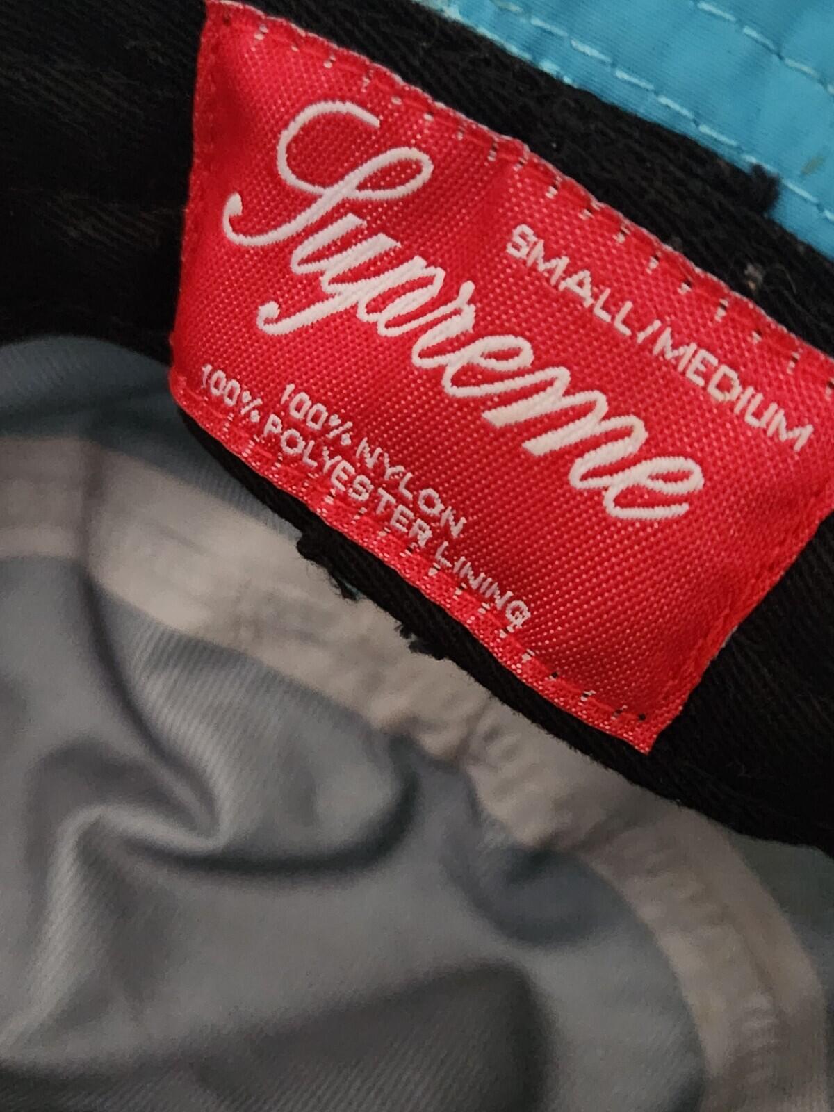 FW17 Supreme Taped Seam Crusher Hat Teal Size S/M