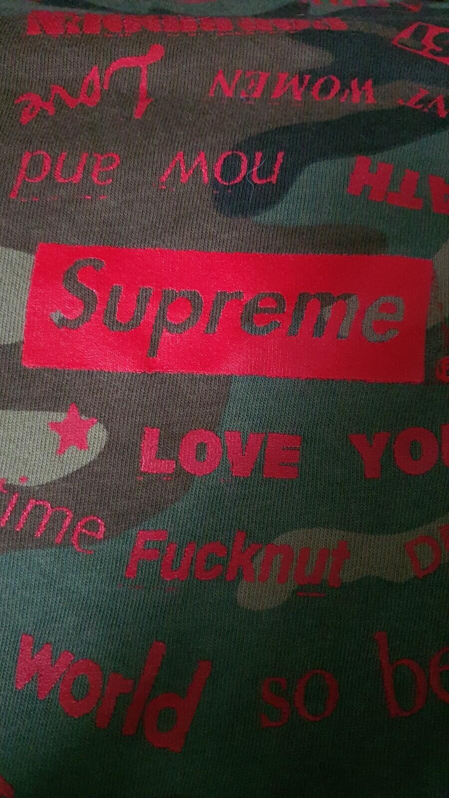 SS21 Supreme Spiral Tee Woodland Camo Size S Weirdo Dave