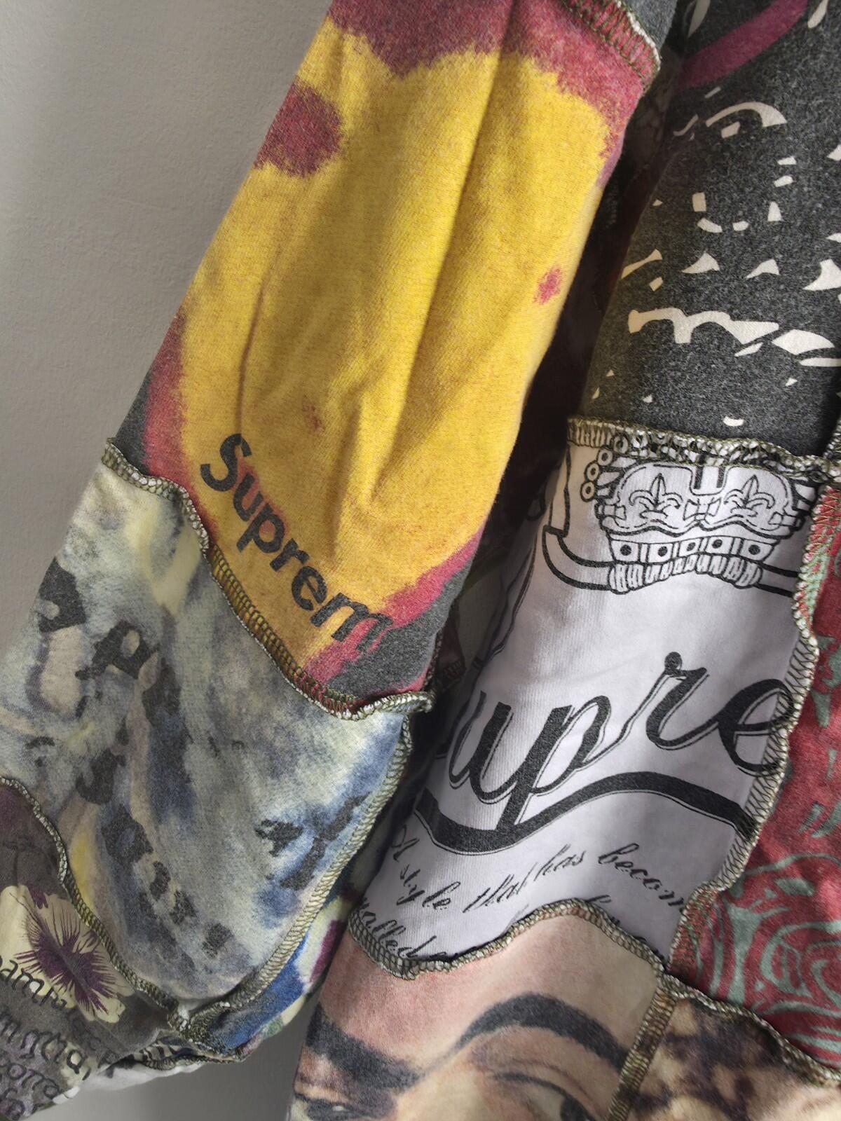 SS21 Supreme Mosaic Patchwork L/S top Size L
