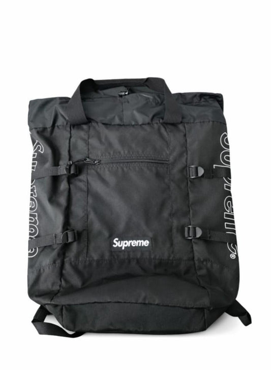 SS19 Supreme tote backpack Black Bag Cordura 18L
