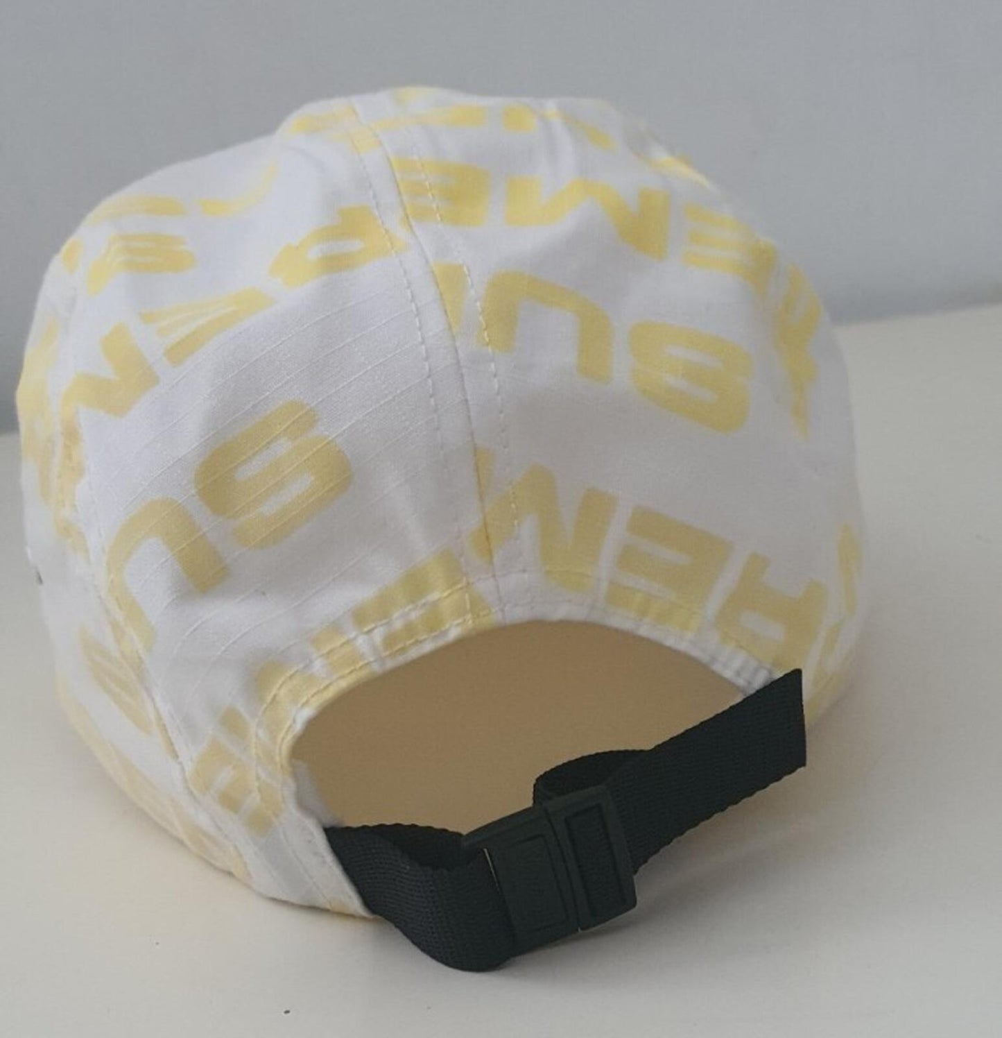 FW20 Supreme Reactive Print Camp Cap White