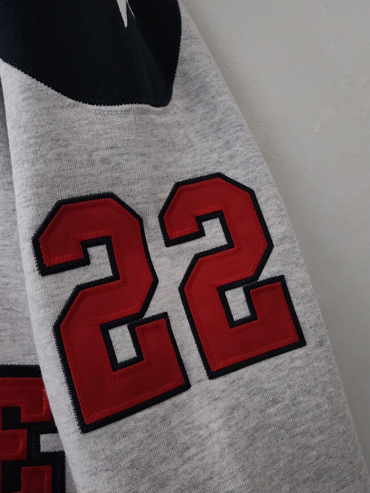 FW22 Supreme Hockey Hooded Sweatshirt Grau Hoodie XXL 2XL Bestickt 22 Sterne